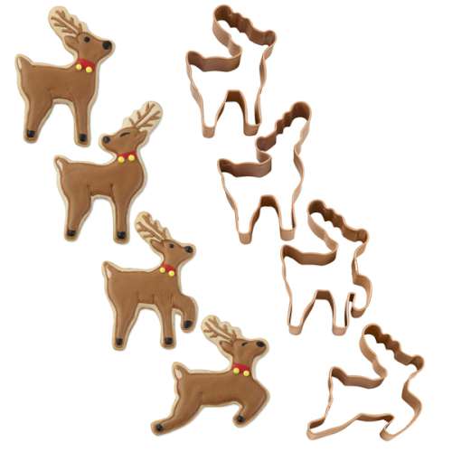 Reindeer Cookie Cutter Set - Click Image to Close